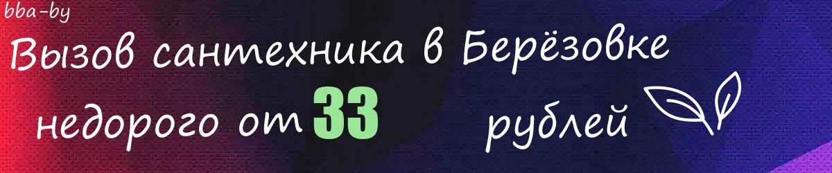 Сантехник в Берёзовке