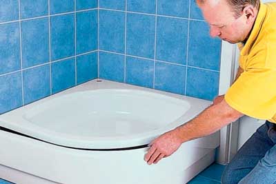 Ремонт душевого поддона